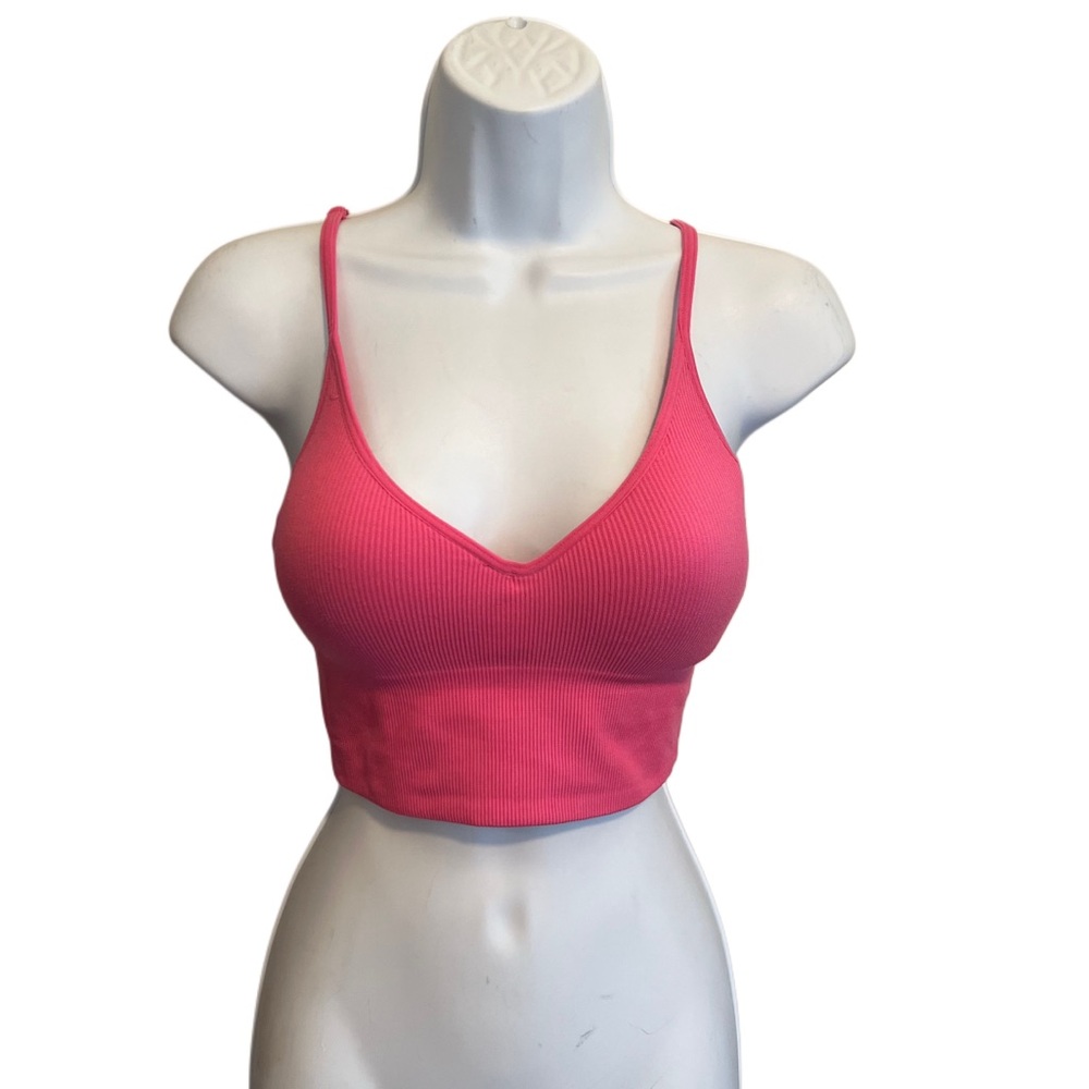 Street Wear Society Hot Pink Padded Sports Club Bra 
Size Small